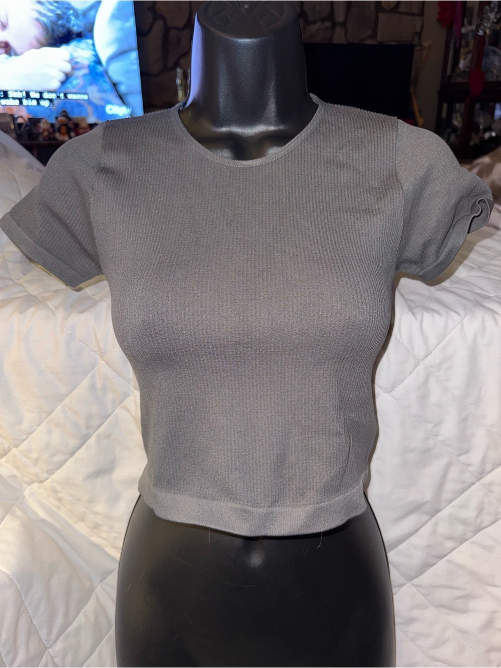 HARLOW ESSENTIAL RIBBED BABY TEE